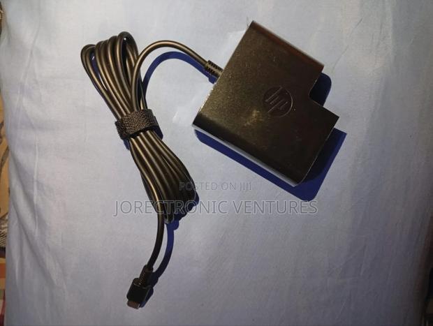 Hp Original Laptop Charger - Type C - Black - thumbnail 2