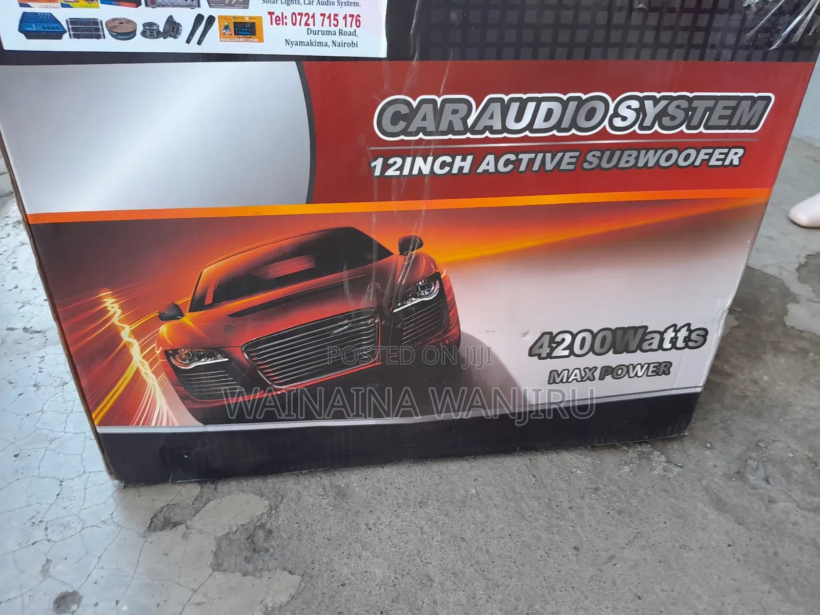 Car Subwoofer Audio System