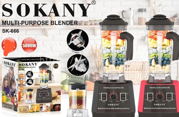 Sokany Commercial Blender 5000 Watts 2 LTR Jug Capacity