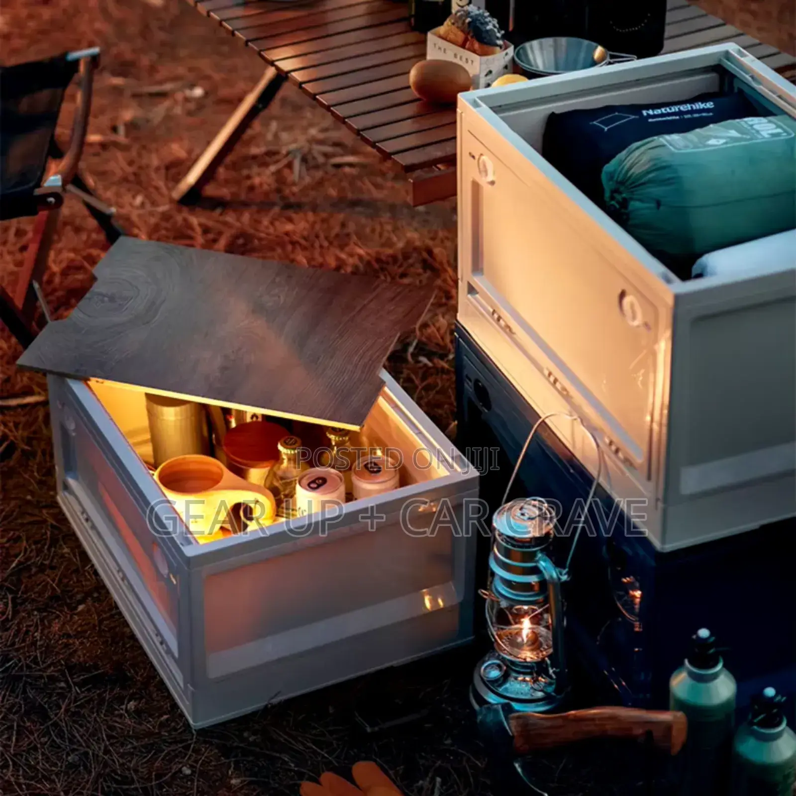 Outdoor Portable Storage Box Organizer for Camping