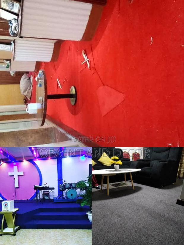 Non Fluffy Office Flooring Carpets and Church Altar Carpets