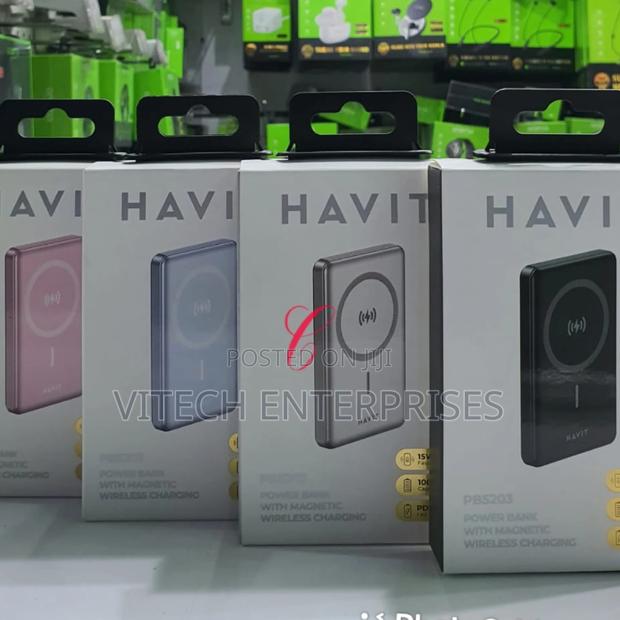 Havit PB5203 10,000mah 20W Magnetic Wireless Charging - main view