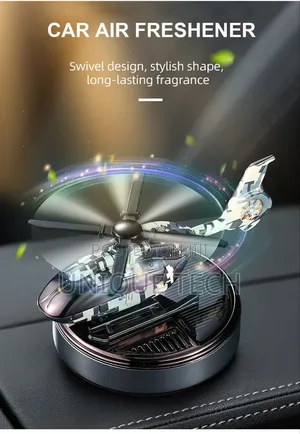 Solar-Powered Helicopter Car Air Freshener