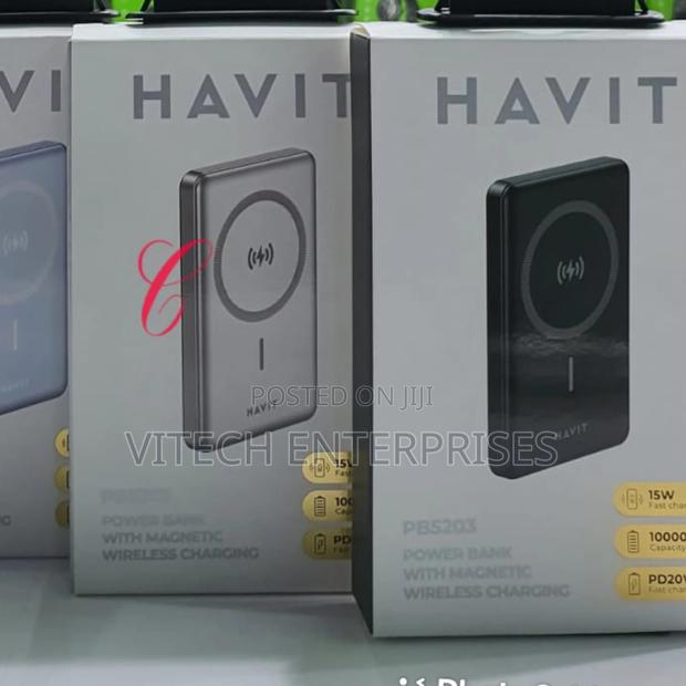 Havit PB5203 10,000mah 20W Magnetic Wireless Charging - thumbnail 2