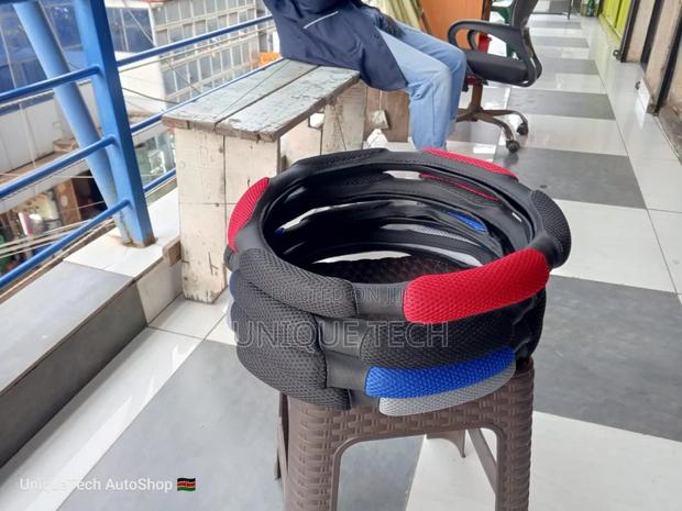 Breathable Material Car Steering Wheel Cover - main view
