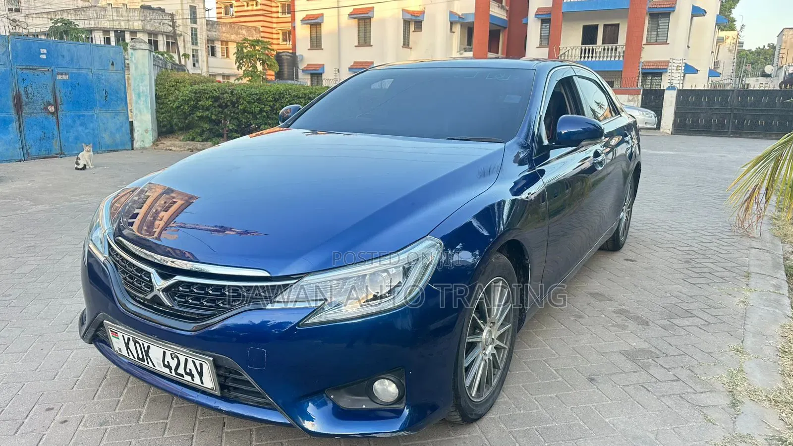 Toyota Mark X 2016 Blue