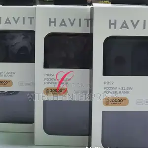 Havit PB92 20,000mah *22.5W* Fast Charging Power Banks
