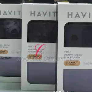 Havit PB92 20,000mah *22.5W* Fast Charging Power Banks