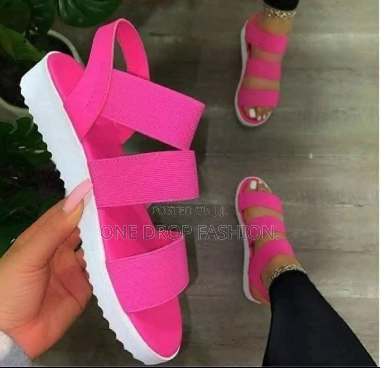 Elastic Sandals