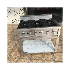 Stainless Steel Six Burner