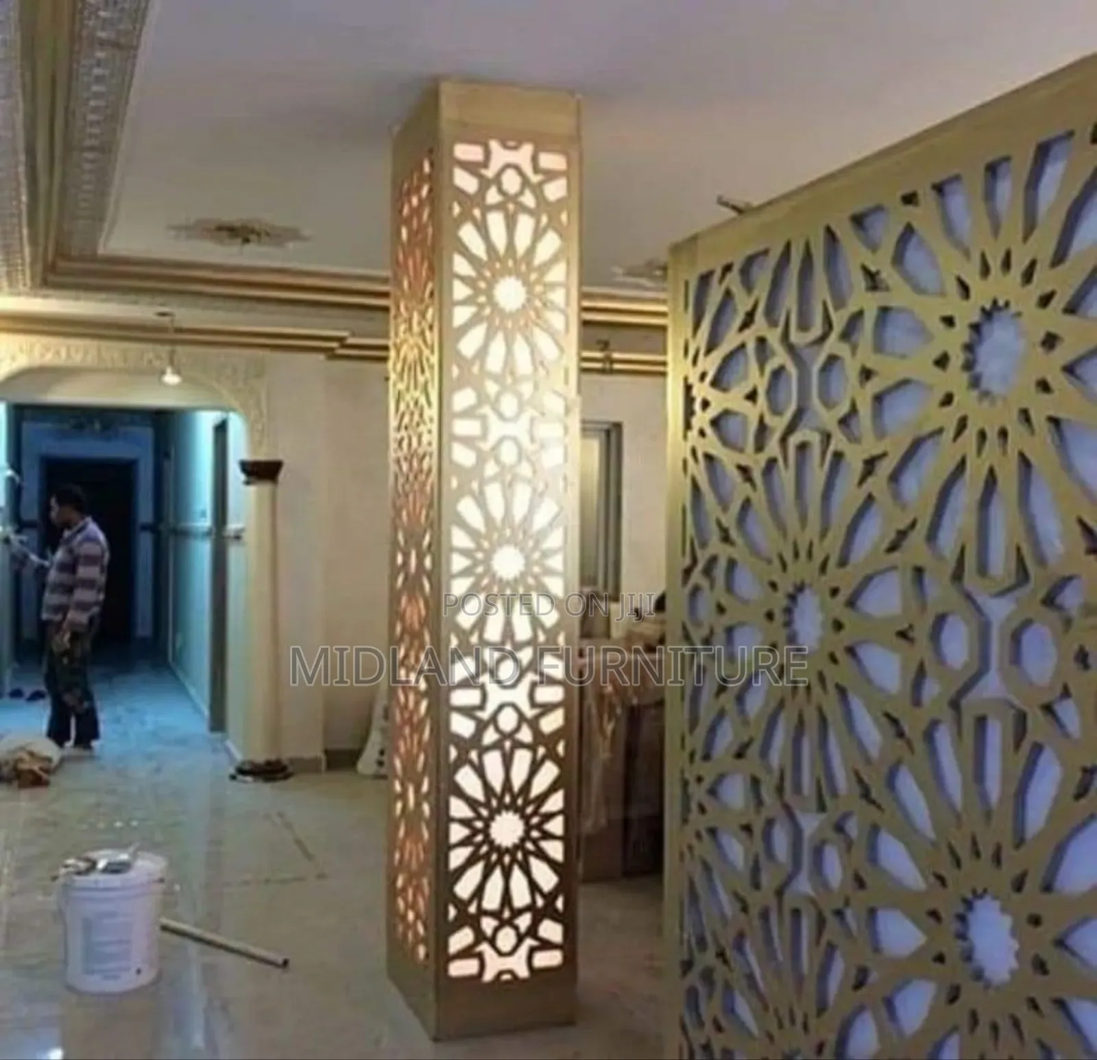 CNC Ceiling and Column Decor Panel Cutting Services