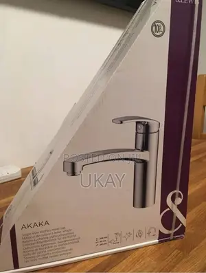 Cooke Lewis Akaka Chrome Effect Kitchen Top Lever Tap.