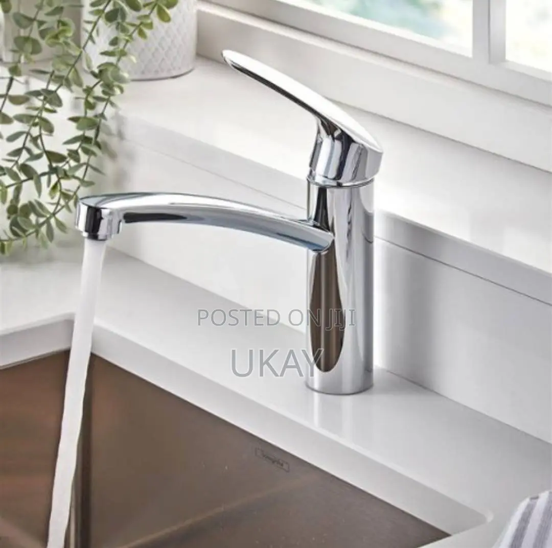 Cooke Lewis Akaka Chrome Effect Kitchen Top Lever Tap.
