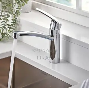 Cooke Lewis Akaka Chrome Effect Kitchen Top Lever Tap.