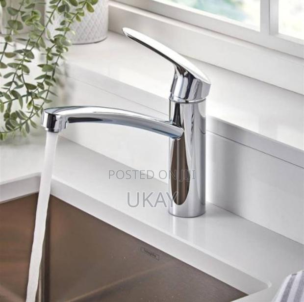 Cooke Lewis Akaka Chrome Effect Kitchen Top Lever Tap. - thumbnail 3