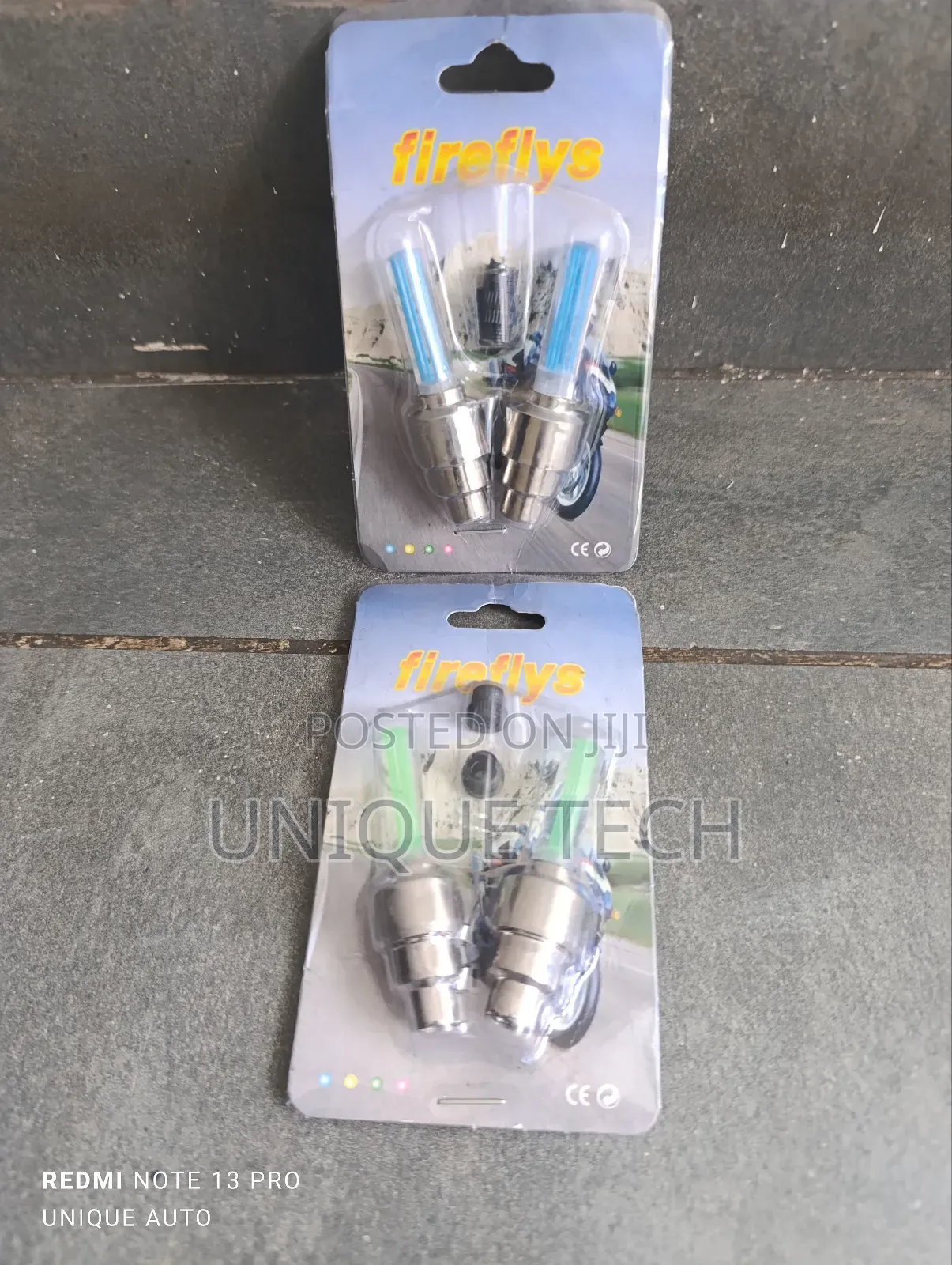 Glow in the Dark 2 PCS LED Bicycle Valve Caps