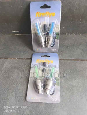 Glow in the Dark 2 PCS LED Bicycle Valve Caps