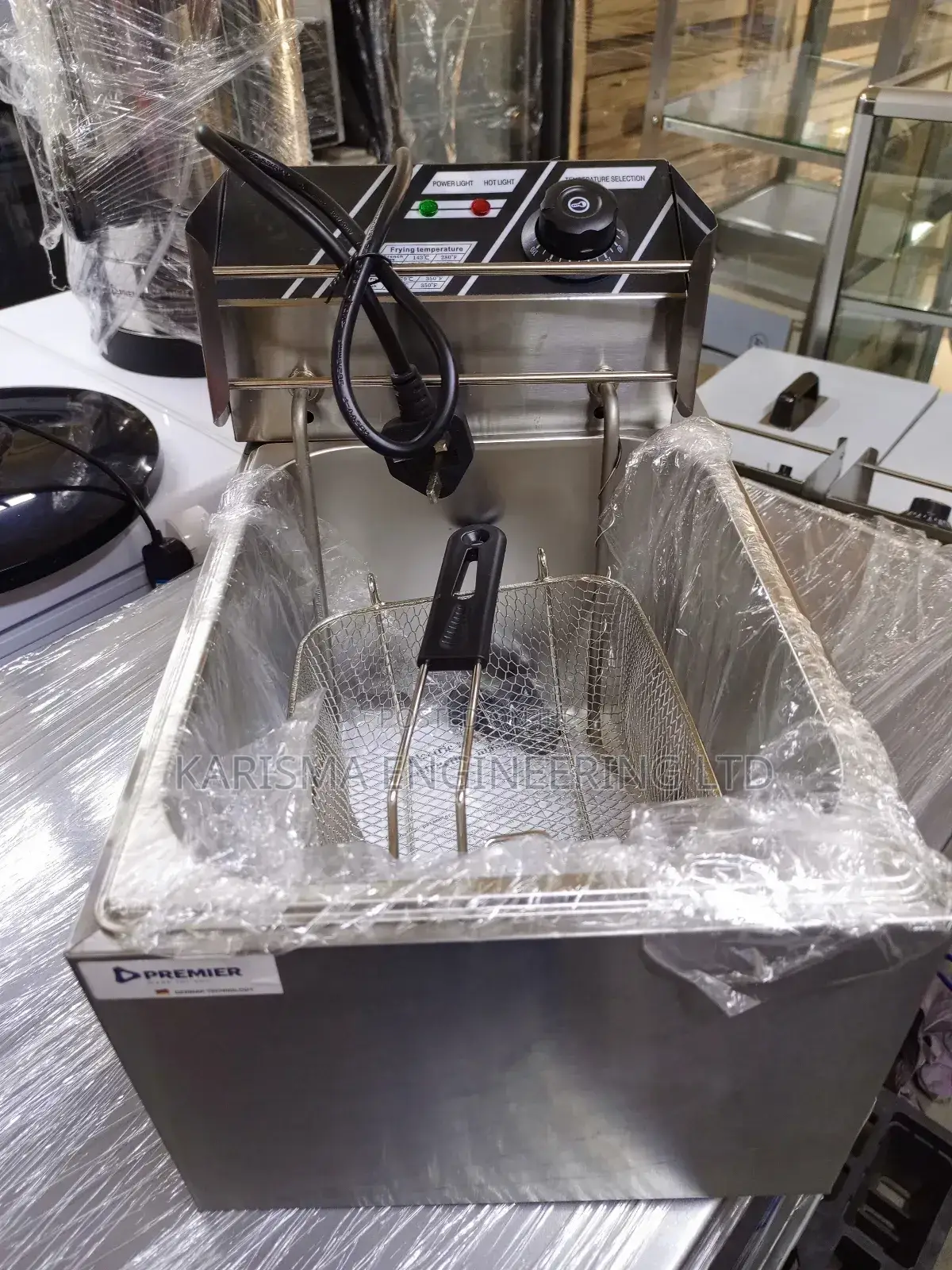 Premier Stainless Steel Single Fryer