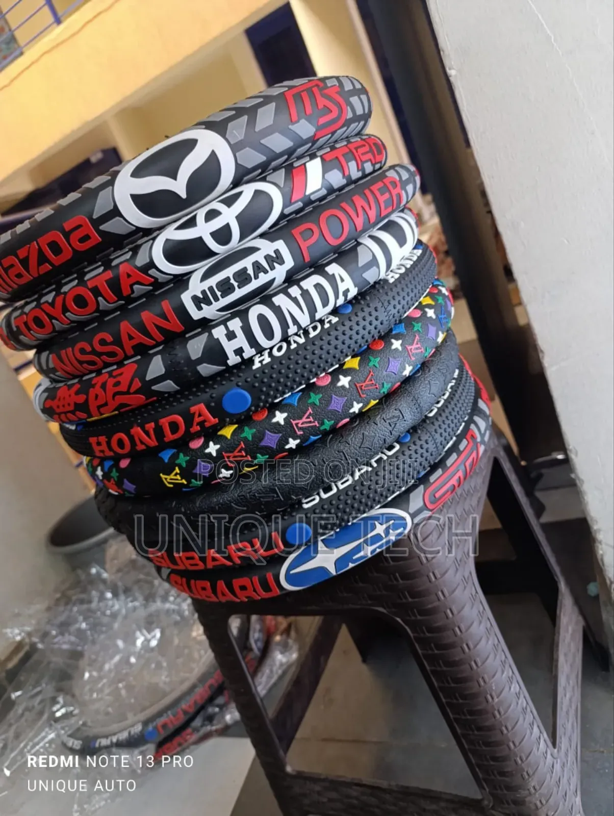 Premium Branded Steering Wheel Cover:Stylish Comfortable