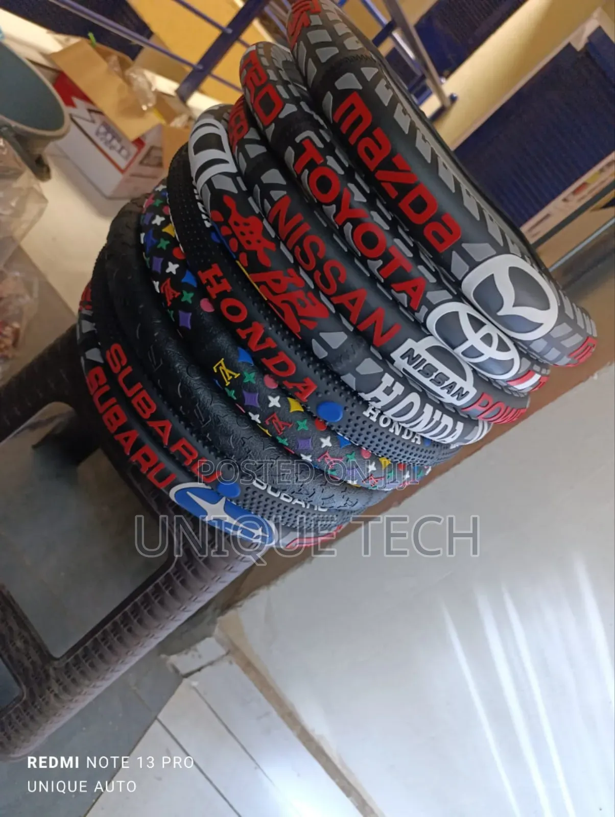 Luxury Branded Steering Wheel Cover ,Perfect Fit for Any Car