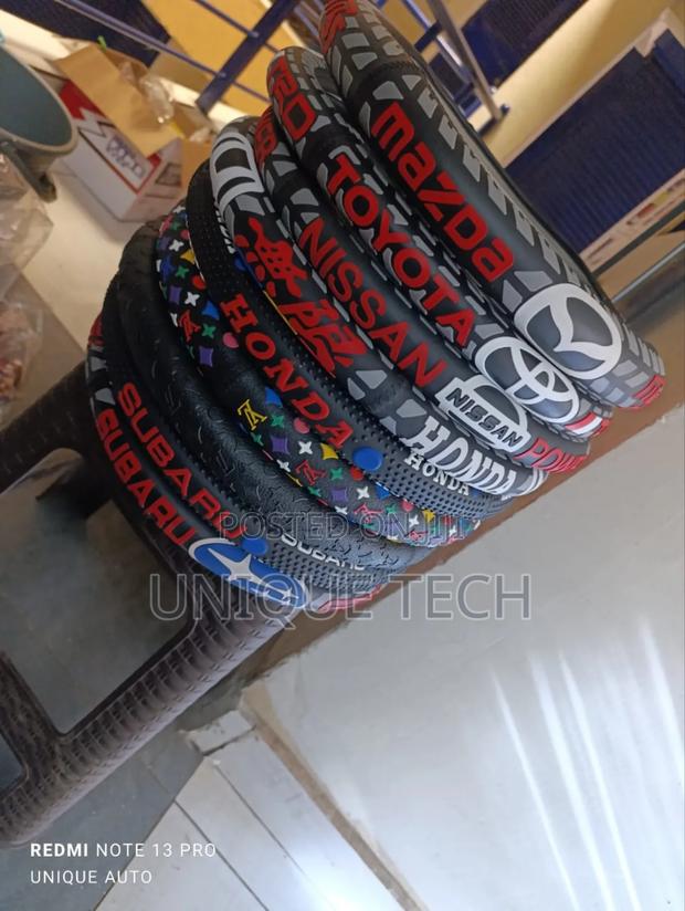 Luxury Branded Steering Wheel Cover ,Perfect Fit for Any Car