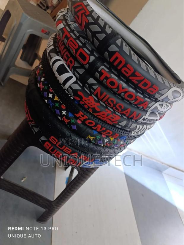 Universal Fit Branded Steering Wheel Cover