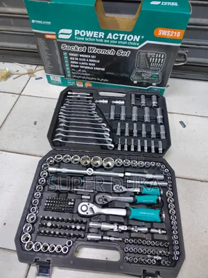 216 PCS Chrome Socket Wrench Set.