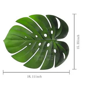 Green Leaf PVC Table Mats-6pcs
