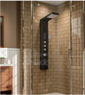 Bathroom Exposed Rainfall Shower Panel Tower