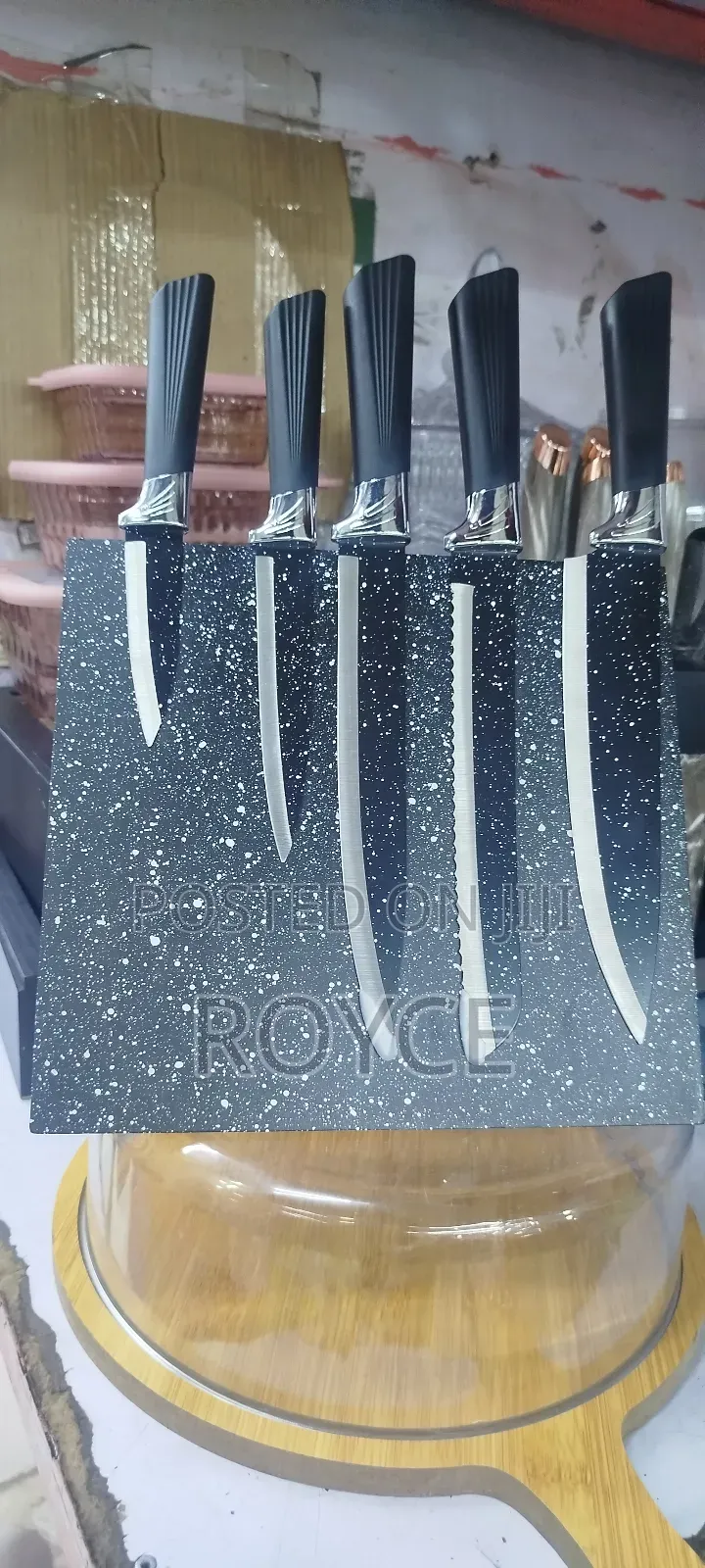 6pcs Knife Set With Magnetic Stand