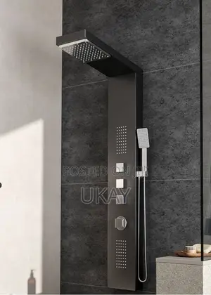 Bathroom Exposed Rainfall Shower Panel Tower