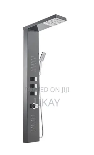 Bathroom Exposed Rainfall Shower Panel Tower