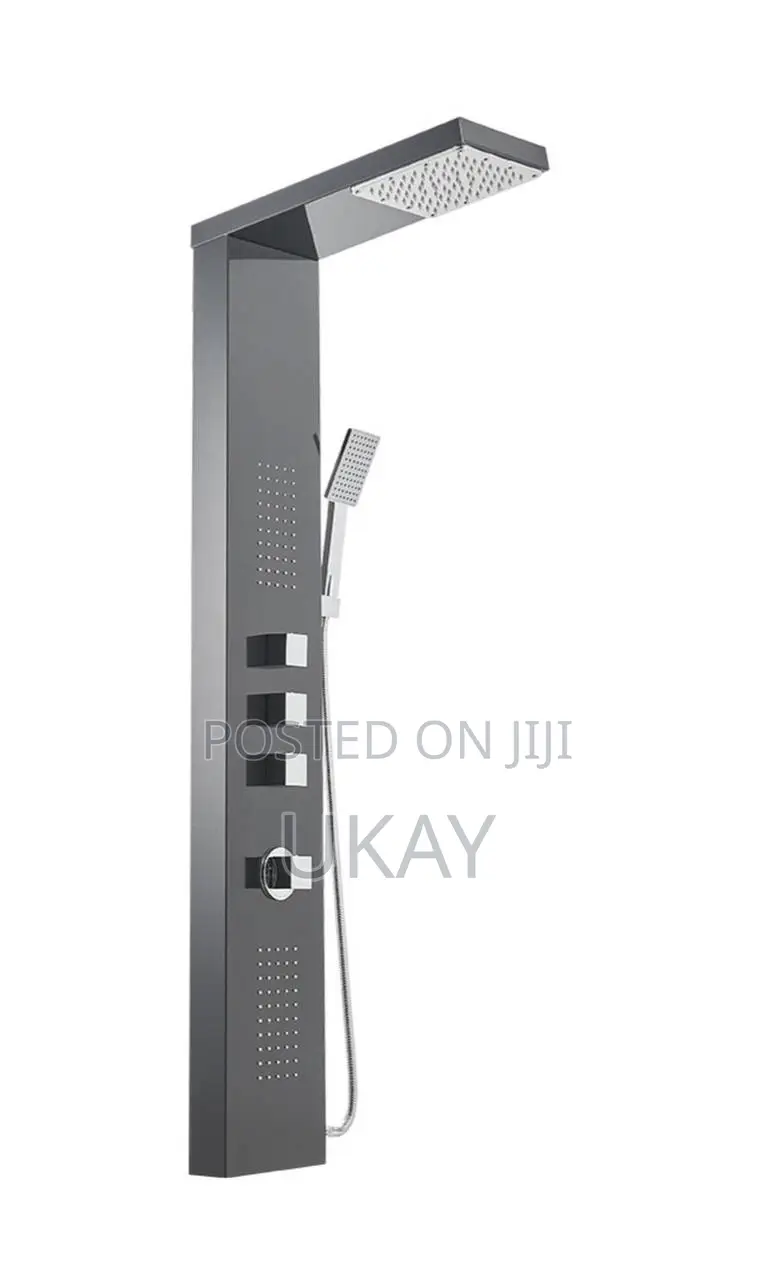 Bathroom Exposed Rainfall Shower Panel Tower