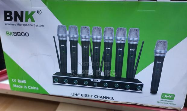 BK8800 BNK UHF 8 Channel Wireless Microphone System - main view