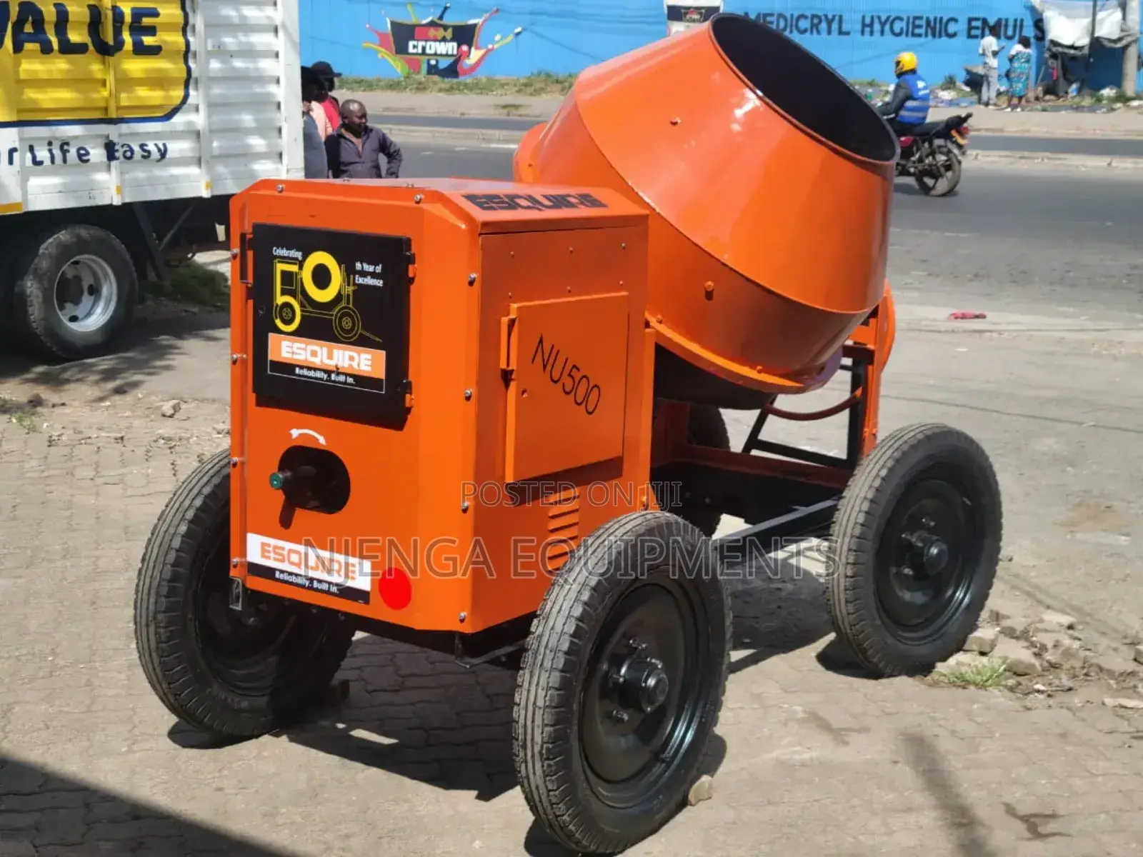 Industrial Concrete Mixer 500ltrs