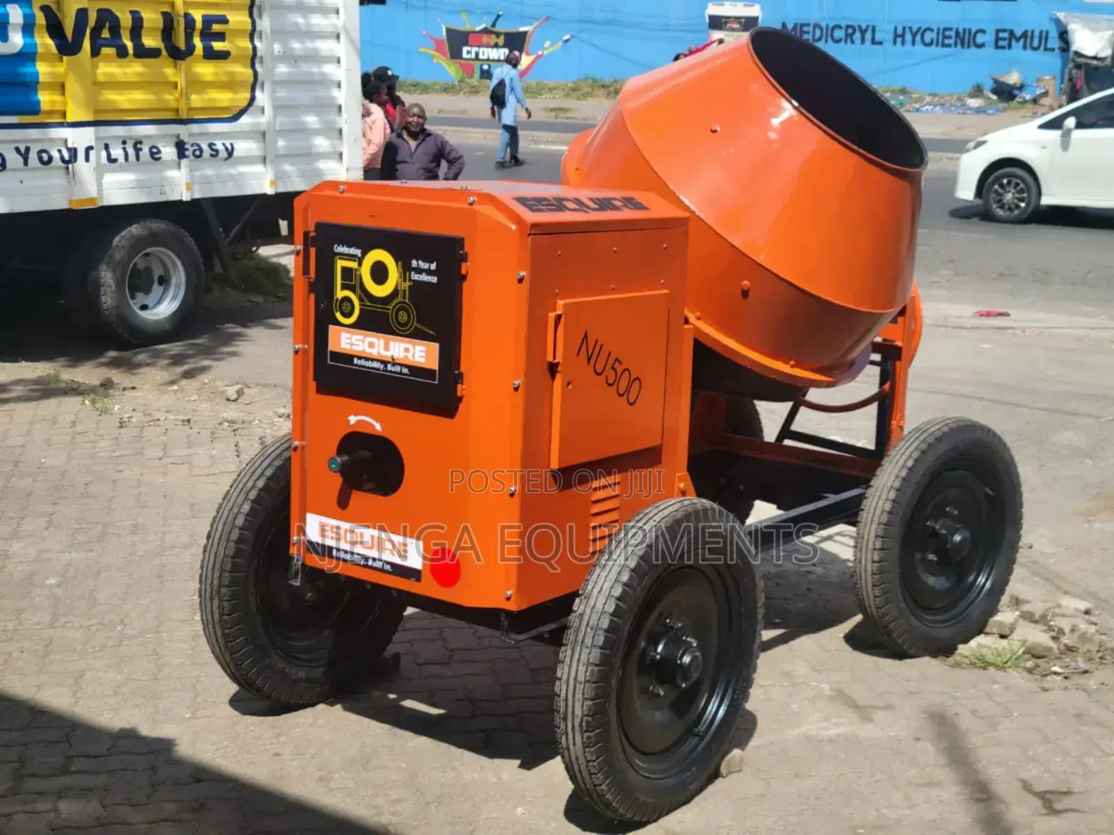 Industrial Concrete Mixer 500ltrs