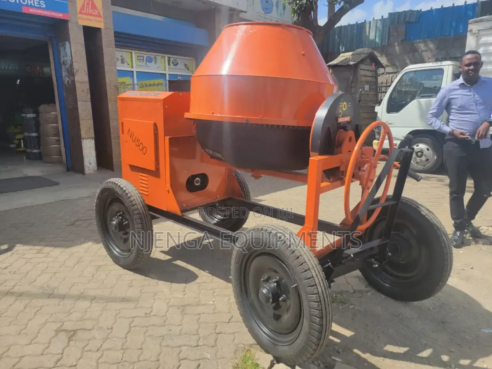 500l Industrial Cement/Concrete Mixer | Esquire