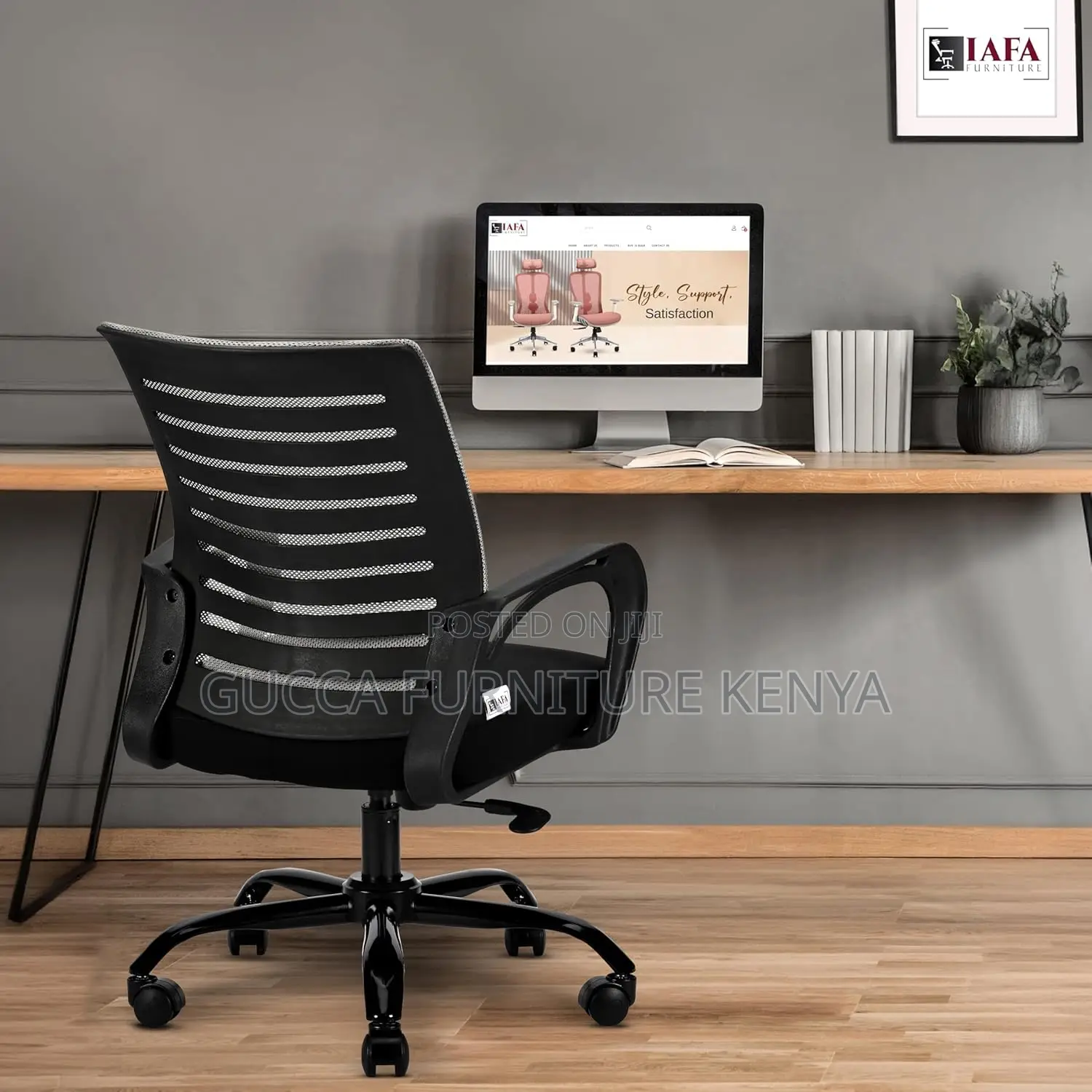 Office Chairs:Multi-Adjustment Revolving Strong Swivel Chair