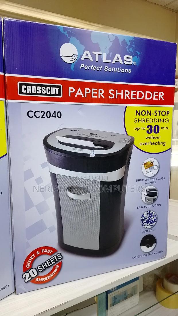 Atlas Paper Shredder Cc2040 20 Sheets - main view