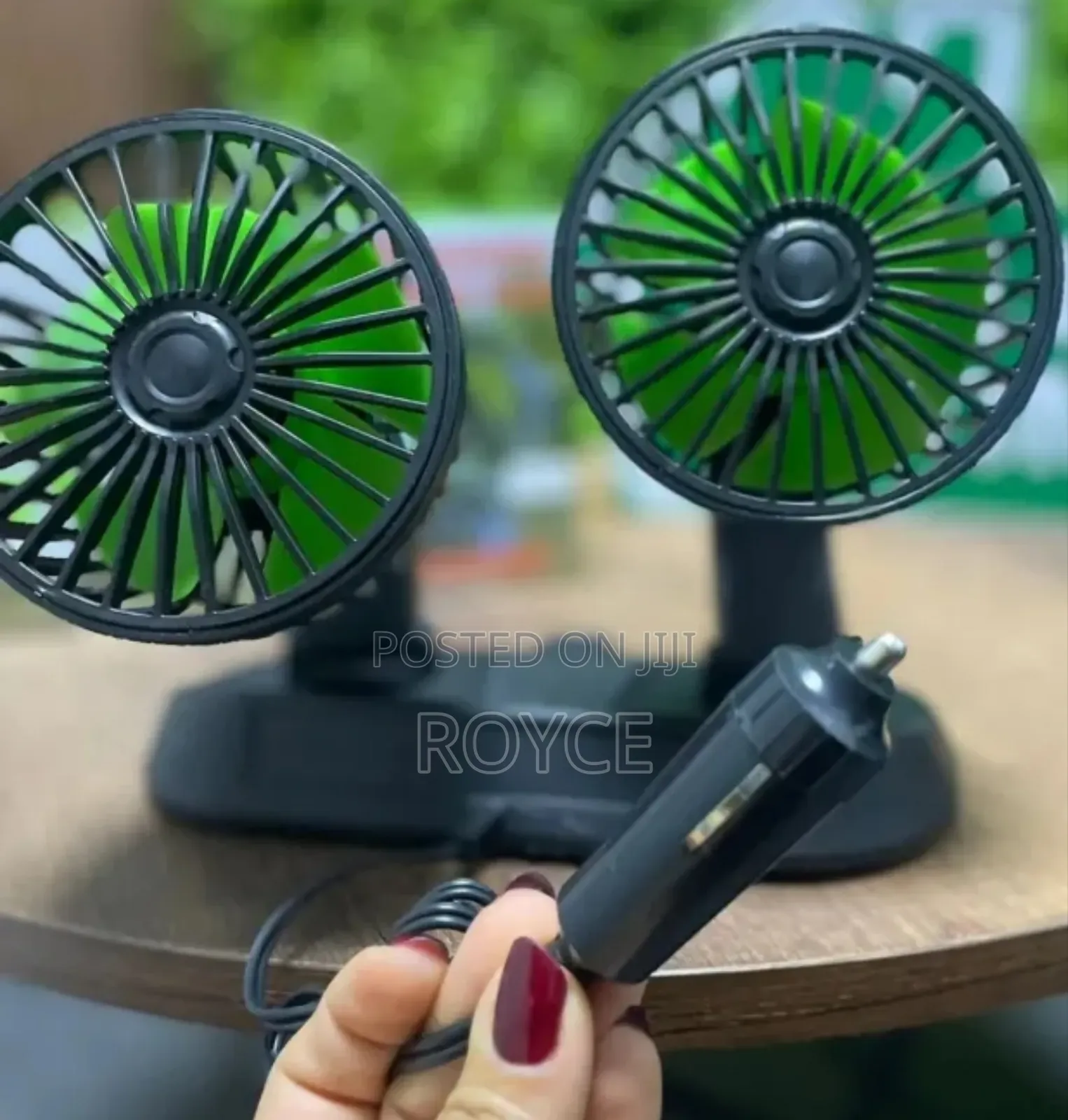 2 Speed Double Headed Vehicle Fan