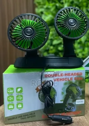 2 Speed Double Headed Vehicle Fan