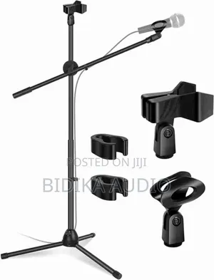 Adjustable Dual Microphone Stand