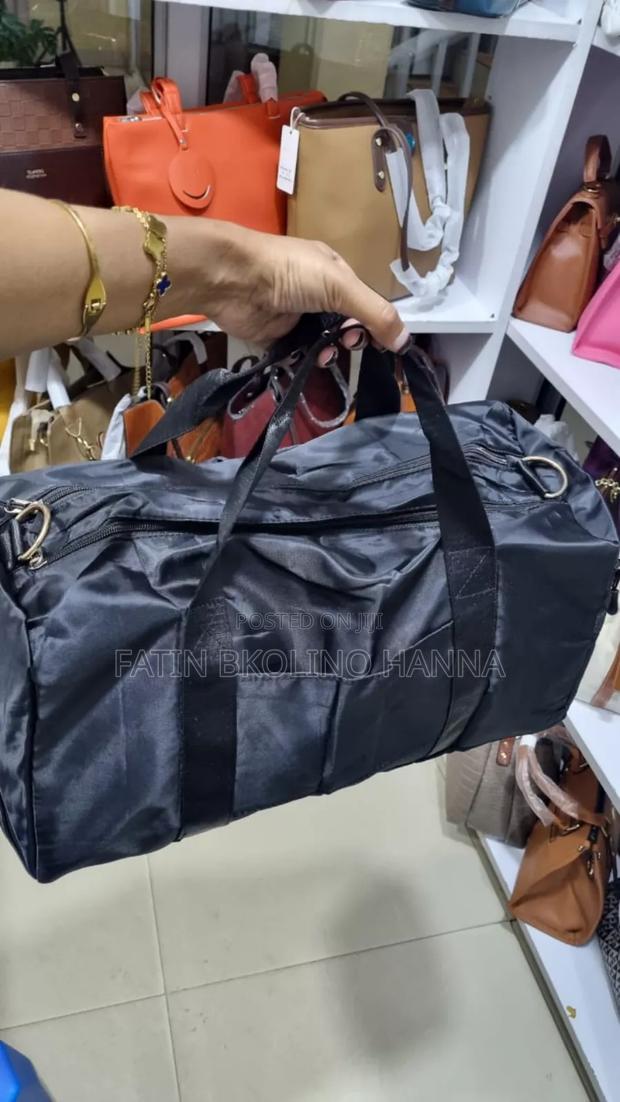 Black Gym Bag Unisex - thumbnail 3