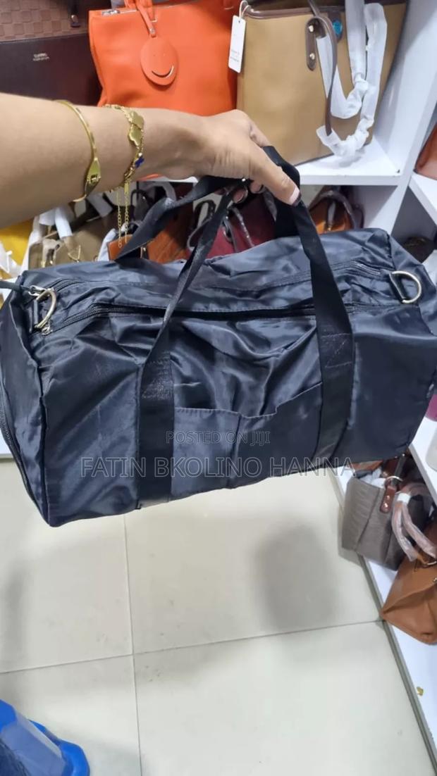 Black Gym Bag Unisex - thumbnail 4