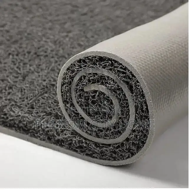 Grey and Blue PVC Commercial Doormats
