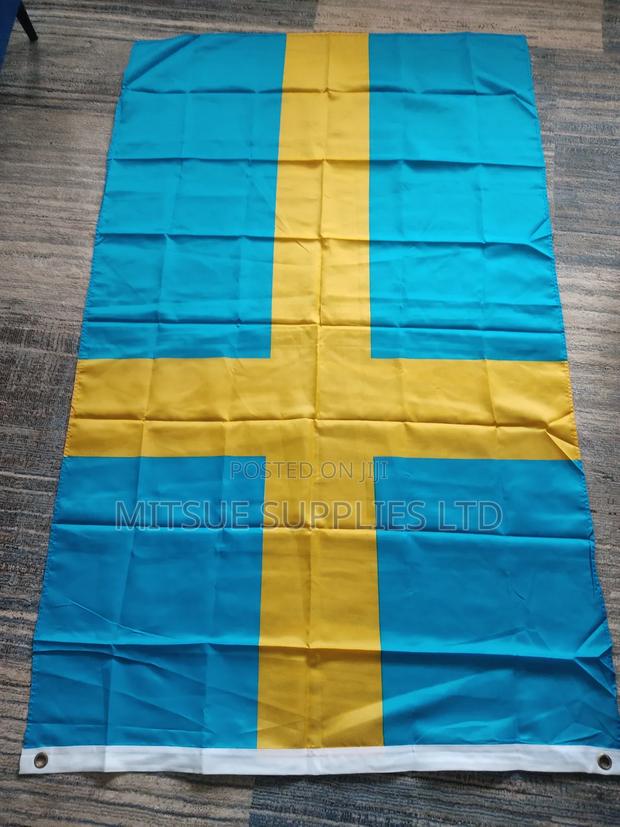 Country National Flag for Sweeden 36x60 Inches
