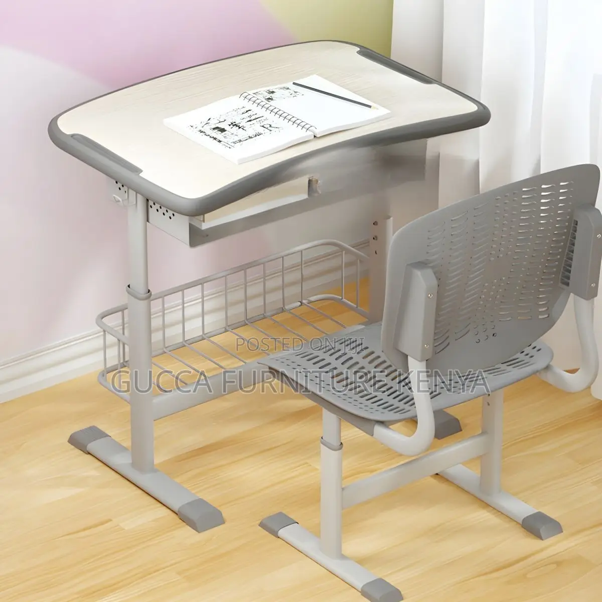 Kid's Furniture: Modern Heavy Duty Wood Kid’S Homework Desk
