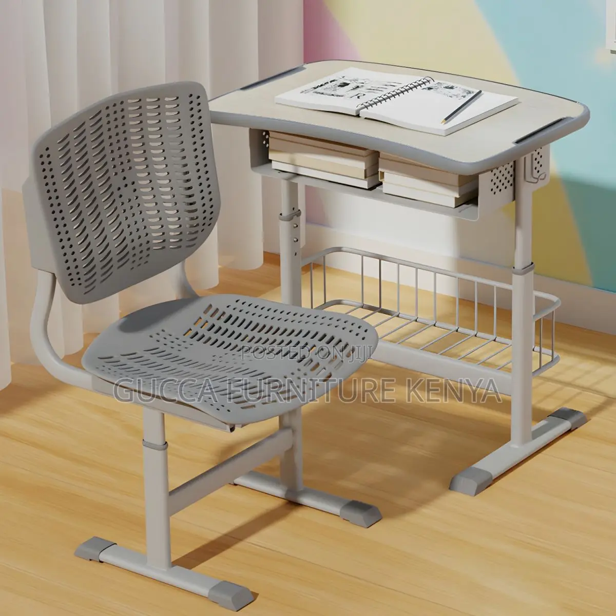 Kid's Furniture: Modern Heavy Duty Wood Kid’S Homework Desk