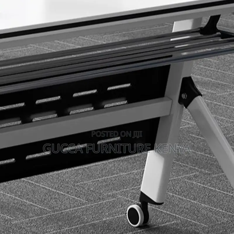 Office Tables: Modern Foldable Rectangle Collaboration Table