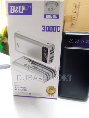 30000amh Power Bank With Cables